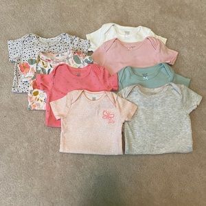 8 Baby Girl Onesies